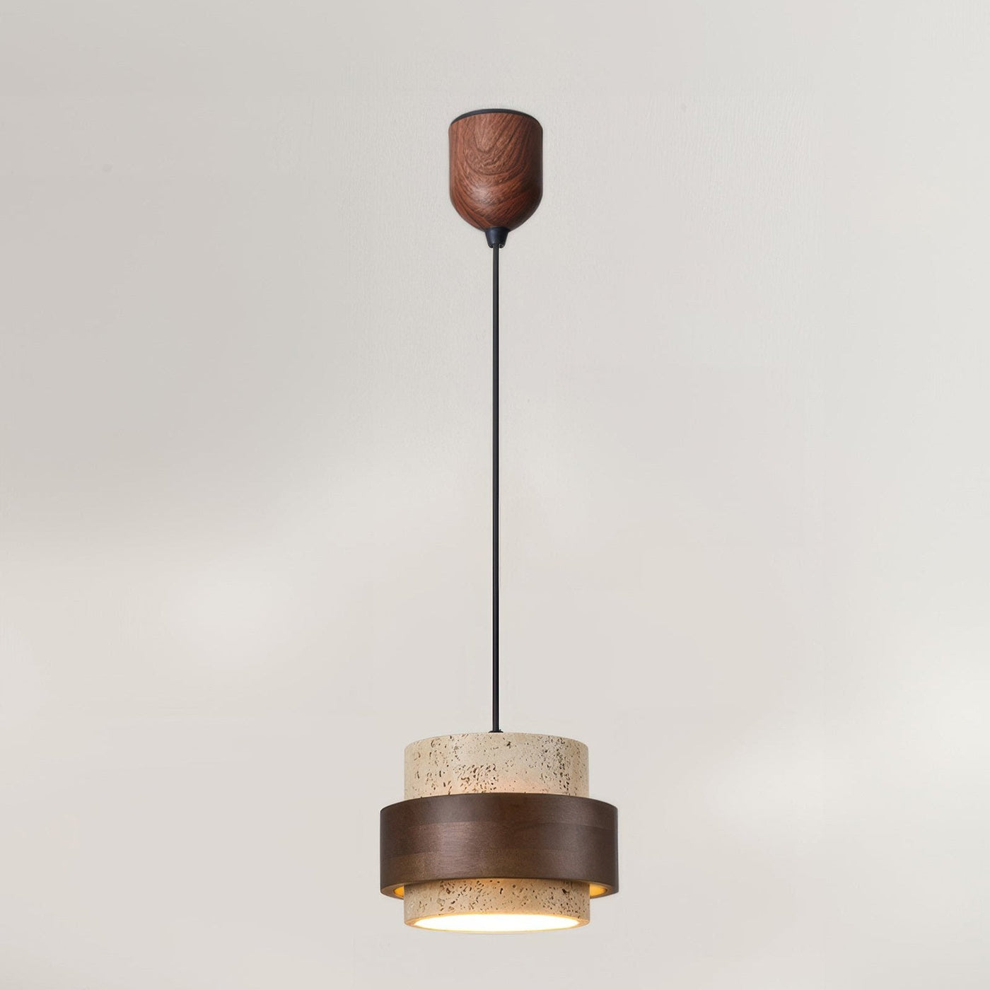 GlowSynth | Ascend Retro Stone Pendant Lamp