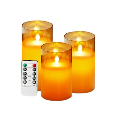 GlowAura | LED Candle Set