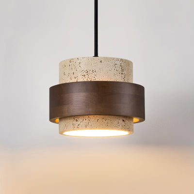 GlowSynth | Ascend Retro Stone Pendant Lamp