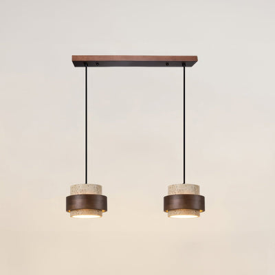 GlowSynth | Ascend Retro Stone Pendant Lamp