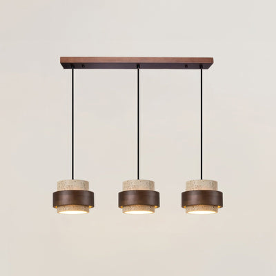 GlowSynth | Ascend Retro Stone Pendant Lamp