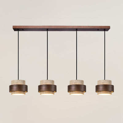 GlowSynth | Ascend Retro Stone Pendant Lamp