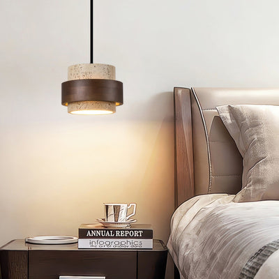 GlowSynth | Ascend Retro Stone Pendant Lamp