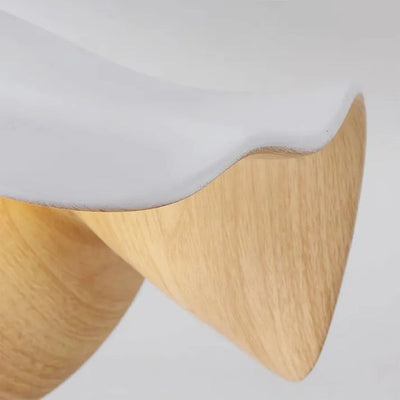 LumeRise | Wooden Lotus Ceiling Lamp