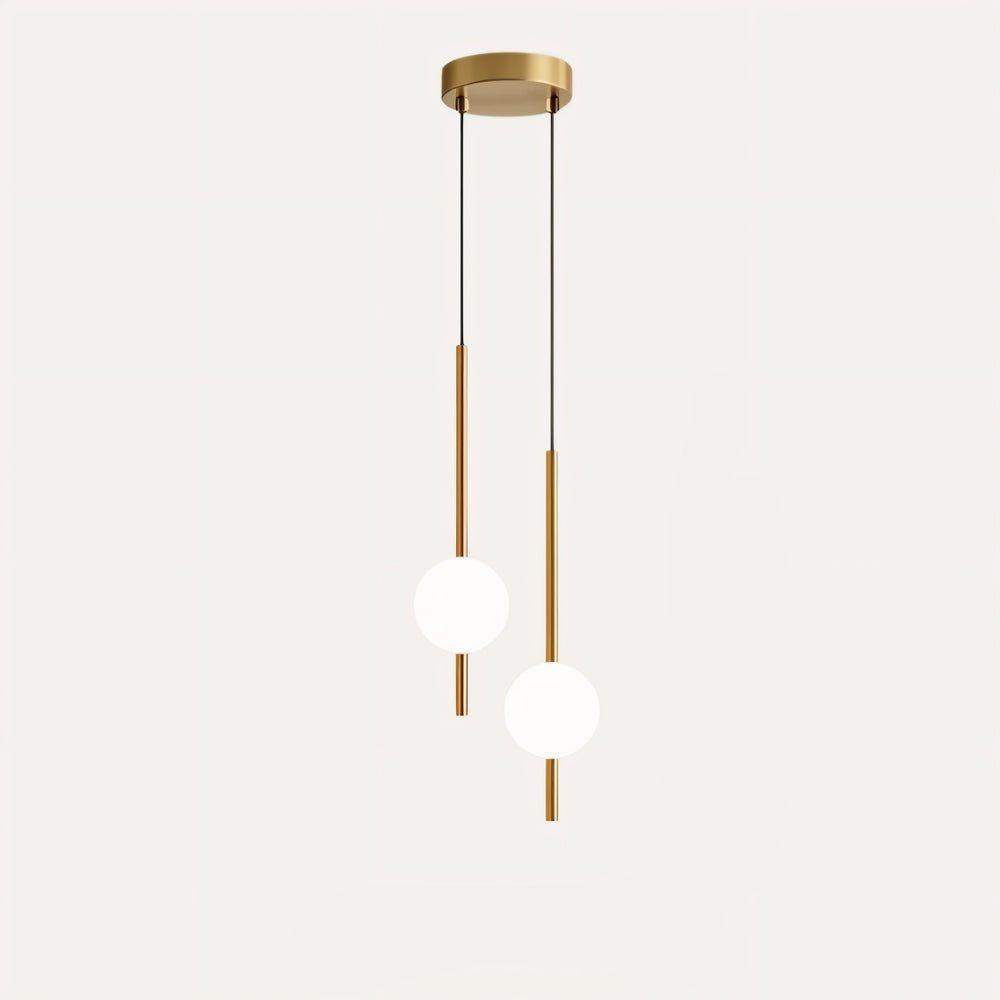 Elegant Black Glass Pendant Light