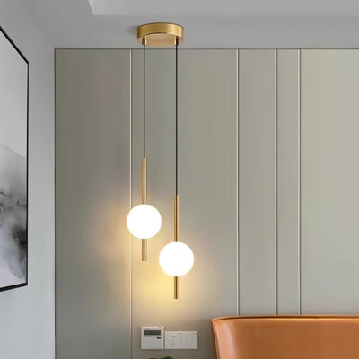 Elegant Black Glass Pendant Light