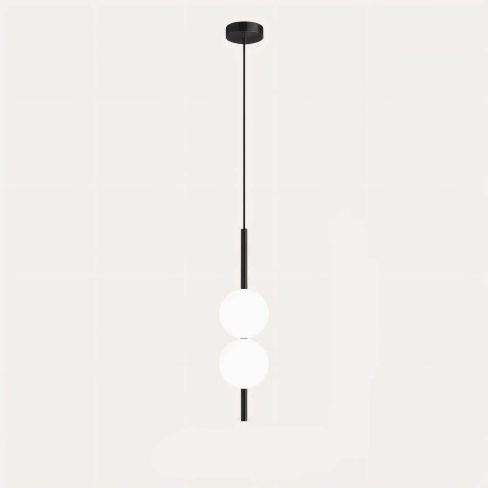 Elegant Black Glass Pendant Light