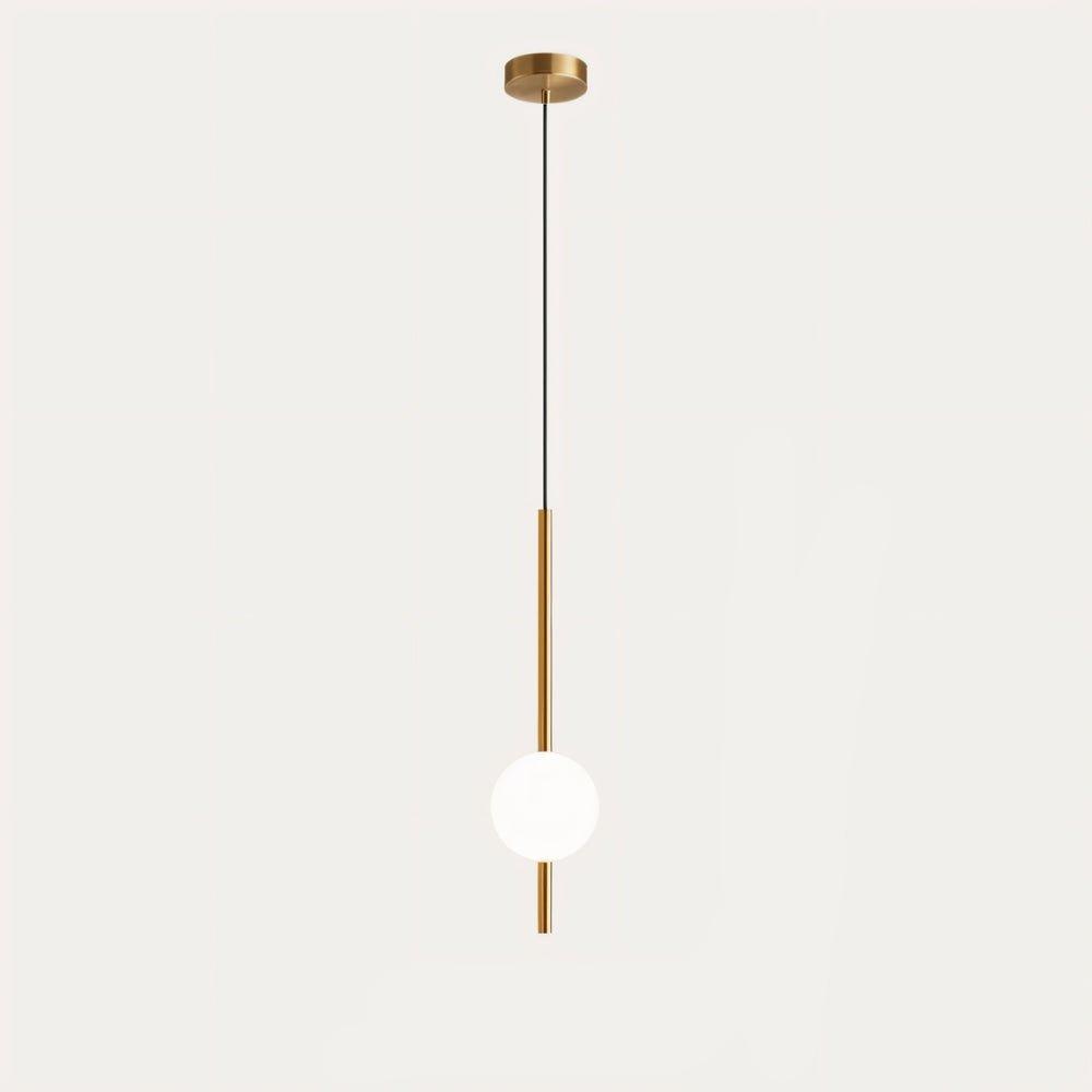 Elegant Black Glass Pendant Light