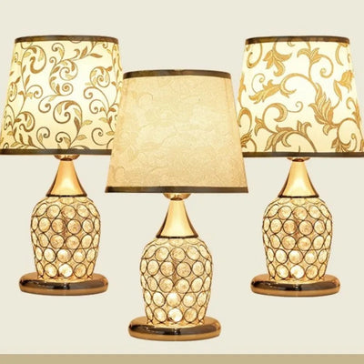 Elegant Crystal Table Lamp for Bedroom and Living Room Decor