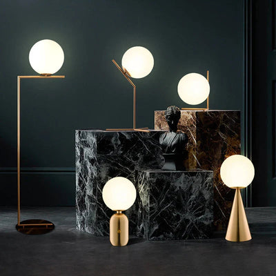 Elegant Glass Table Lamp