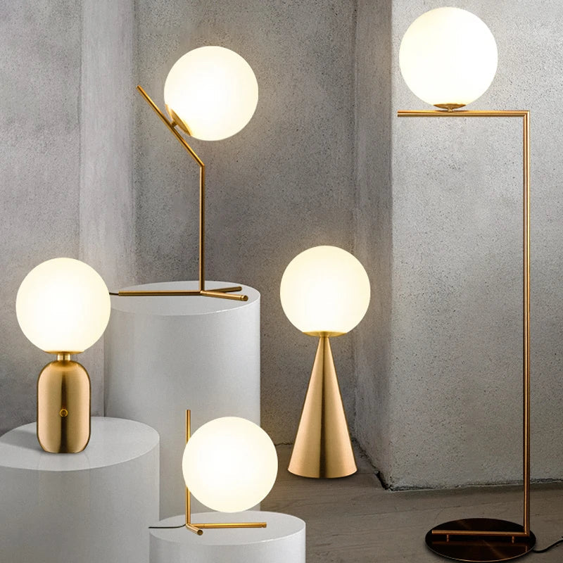 Elegant Glass Table Lamp