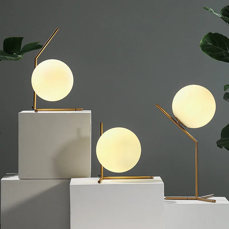 Elegant Glass Table Lamp