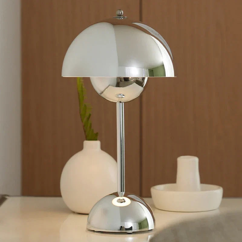 Elegant Rechargeable Table Lamp with Dimmable Light