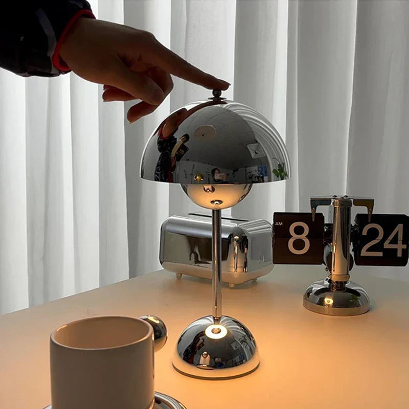Elegant Rechargeable Table Lamp with Dimmable Light