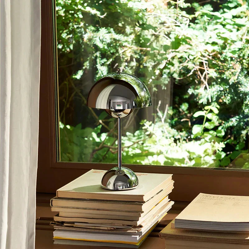 Elegant Rechargeable Table Lamp with Dimmable Light