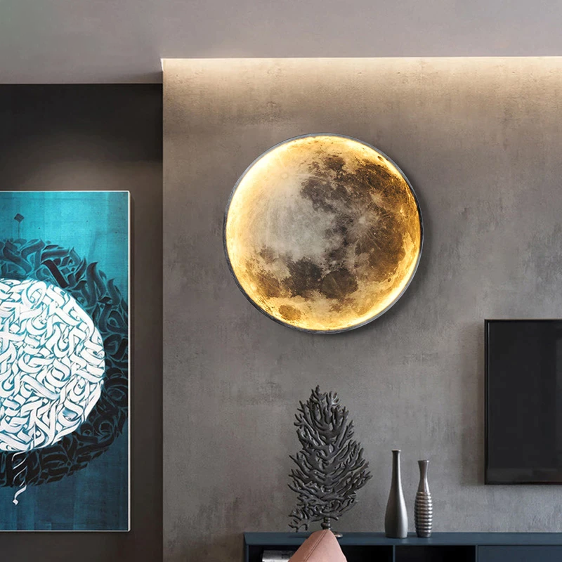 Edward | Minimalist LED moonlight wall lamp