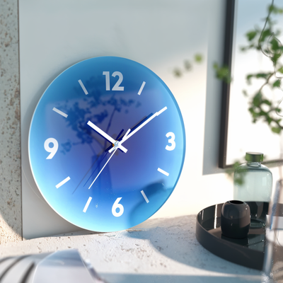 SolAura | Round Sunset Wall Clock