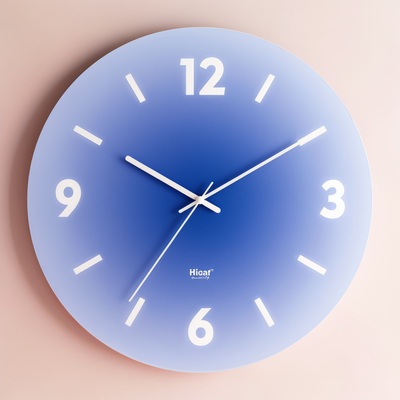 SolAura | Round Sunset Wall Clock
