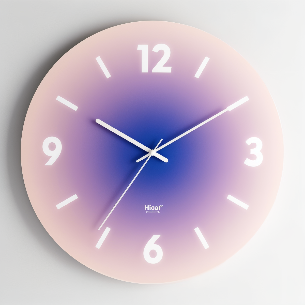 SolAura | Round Sunset Wall Clock