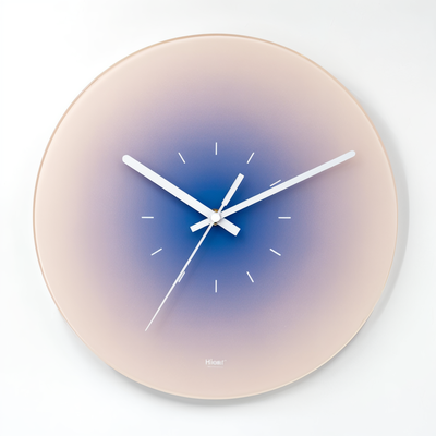 SolAura | Round Sunset Wall Clock