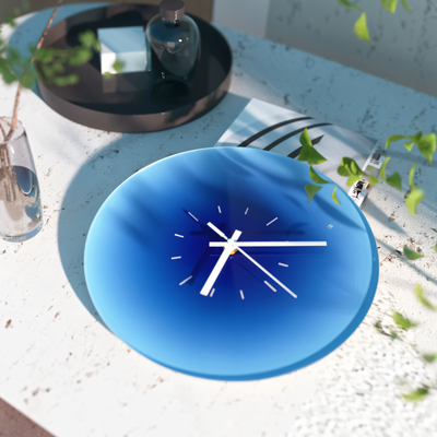 SolAura | Round Sunset Wall Clock