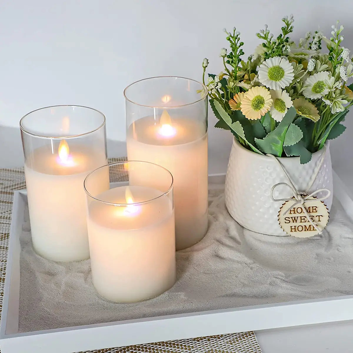GlowAura | LED Candle Set