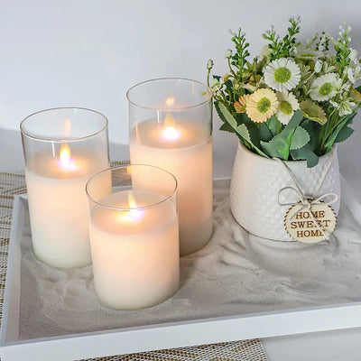 GlowAura | LED Candle Set
