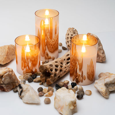 GlowAura | LED Candle Set