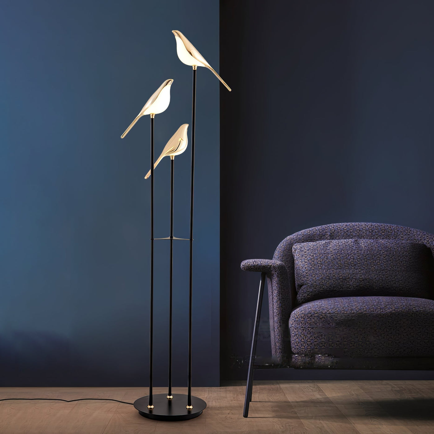 LumeVector | Magpie Perch Torchiere Lamp
