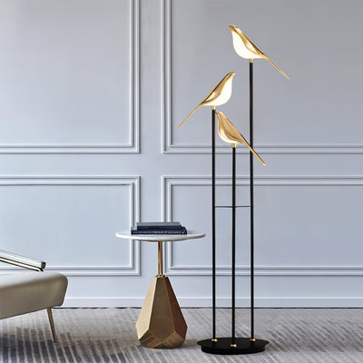 LumeVector | Magpie Perch Torchiere Lamp