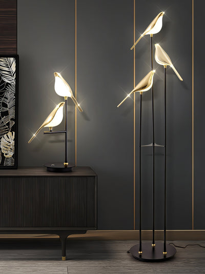 LumeVector | Magpie Perch Torchiere Lamp