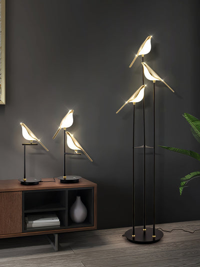 LumeVector | Magpie Perch Torchiere Lamp