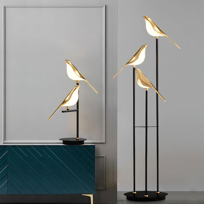 LumeVector | Magpie Perch Torchiere Lamp