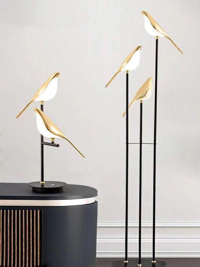LumeVector | Magpie Perch Torchiere Lamp