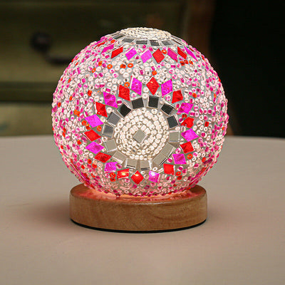 Modern Boho Table Lamp with USB Power