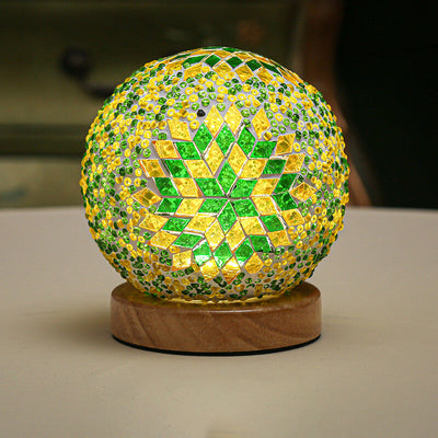 Modern Boho Table Lamp with USB Power