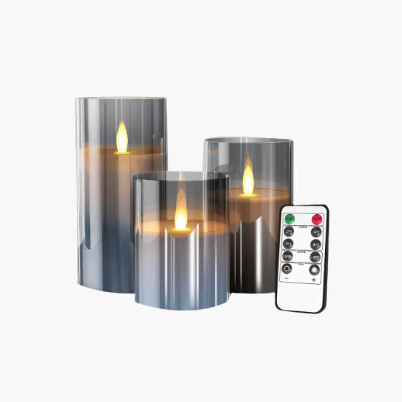 GlowAura | LED Candle Set
