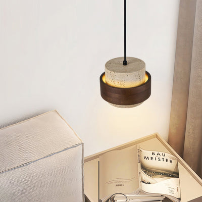 GlowSynth | Ascend Retro Stone Pendant Lamp