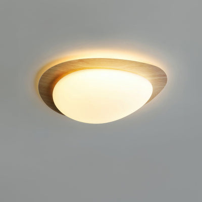 LustrePath | Modern wood grain ceiling light | Lamp Lounge