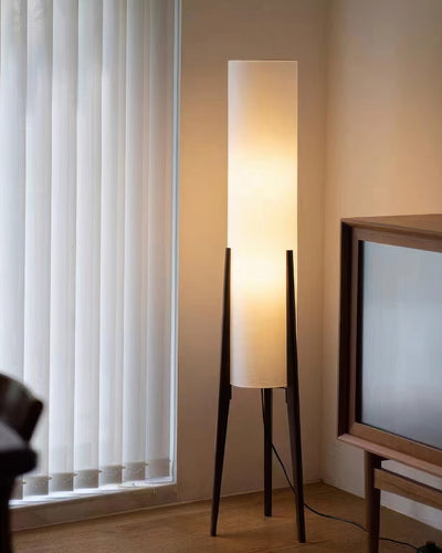 BeamEssence | Stylish Walnut floor lamp | Lamp Lounge