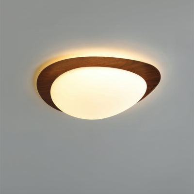 LustrePath | Modern wood grain ceiling light | Lamp Lounge