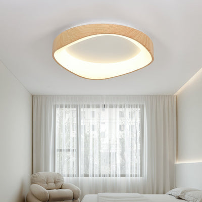 LumeArc | Modern Wood Grain ceiling light | Lamp Lounge
