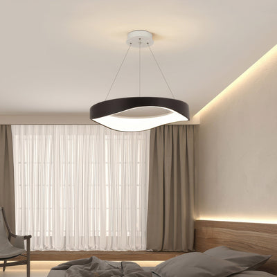GlowHorizon | Modern round LED pendant light | Lamp Lounge