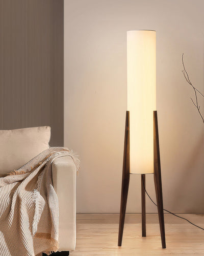 BeamEssence | Stylish Walnut floor lamp | Lamp Lounge