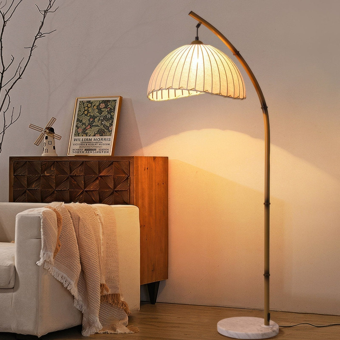 BrightSculpt | Cultural Zen bamboo floor lamp | Lamp Lounge