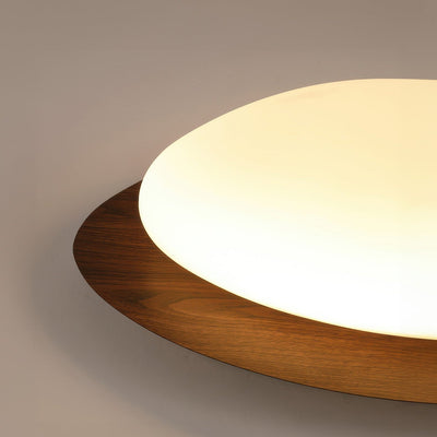 LustrePath | Modern wood grain ceiling light | Lamp Lounge