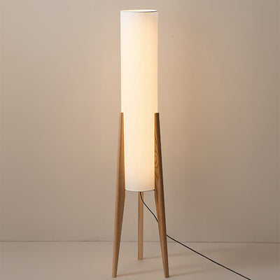 BeamEssence | Stylish Walnut floor lamp | Lamp Lounge