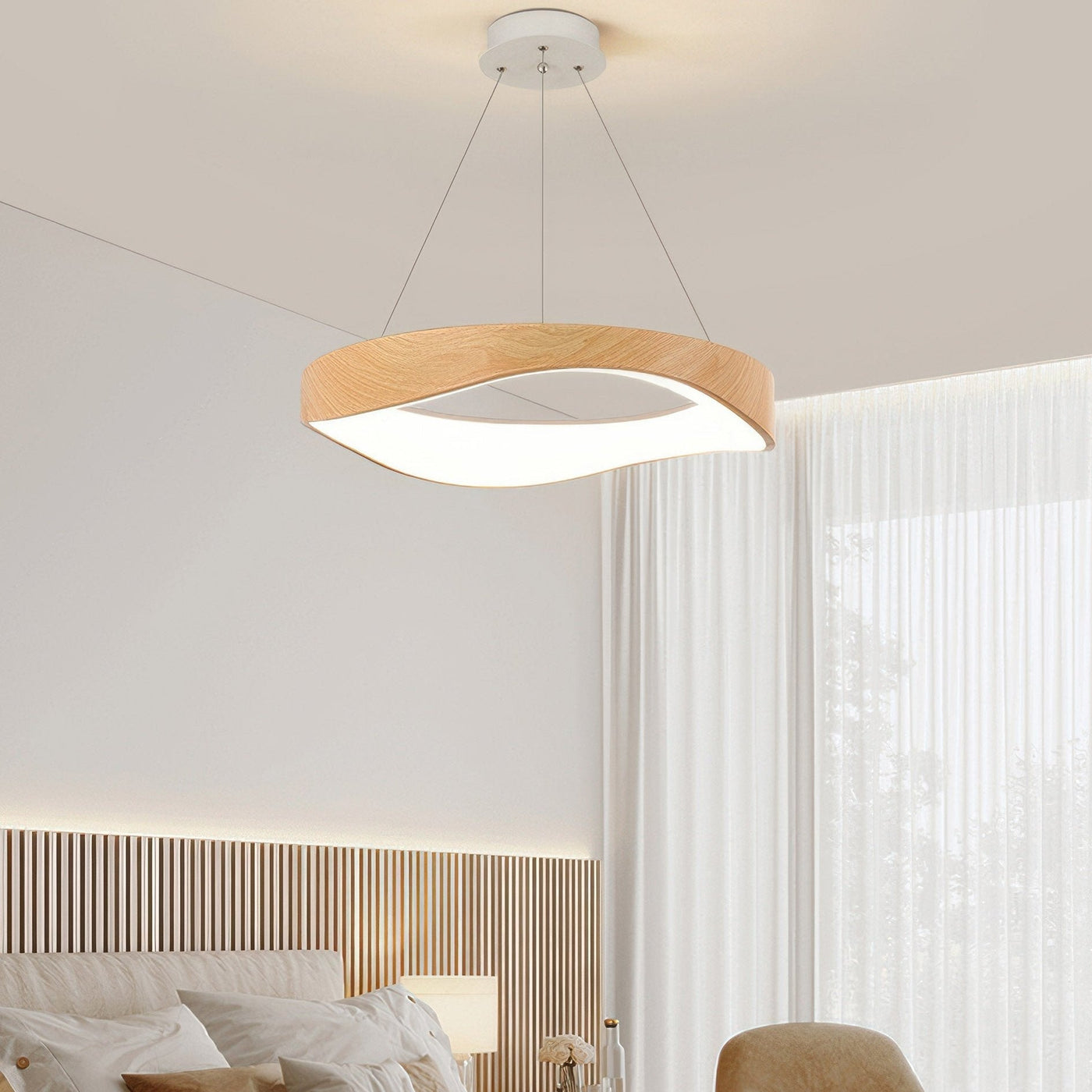 GlowHorizon | Modern round LED pendant light | Lamp Lounge