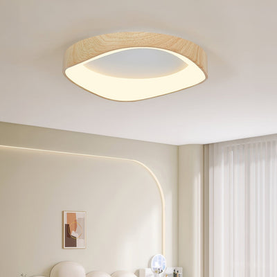 LumeArc | Modern Wood Grain ceiling light | Lamp Lounge
