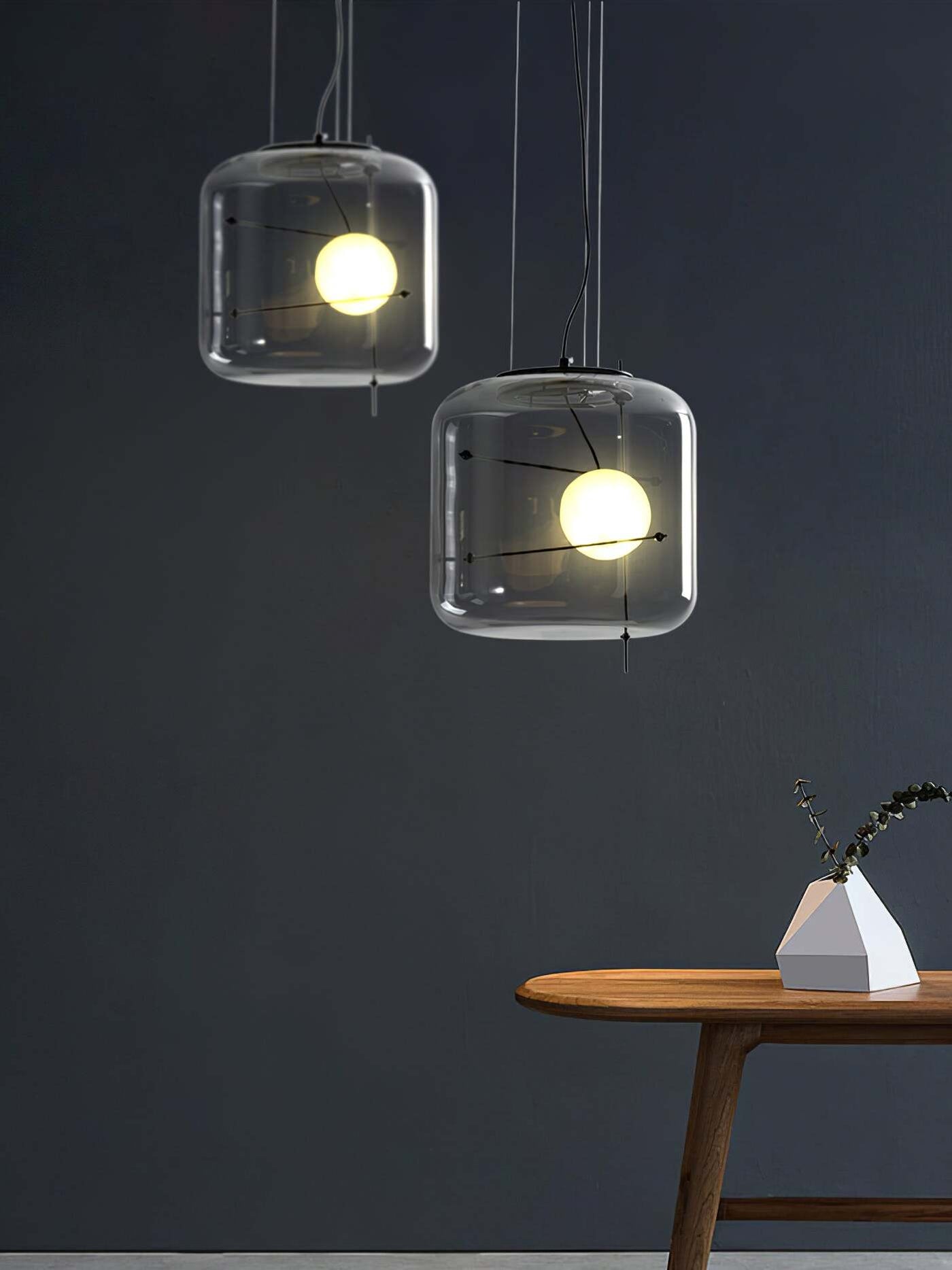 ShineVertex | Plot glass pendant light | Lamp Lounge